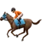 Horse Racing: Light Skin Tone emoji on iPhone