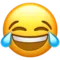 Face with Tears of Joy emoji on iPhone