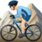 Person Mountain Biking: Light Skin Tone emoji on Apple iOS 11.1