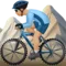 Person Mountain Biking: Medium-Light Skin Tone emoji on Apple iOS 11.2