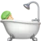 Person som badar: Ljus hudton emoji på iPhone (iOS 12.2)