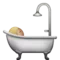 Persona banyant-se: to de pell mitjà-clar emoji a Apple iOS 9.1