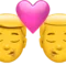 ️ Kiss: Man, Man emoji on Apple iOS 13.3
