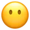 Face Without Mouth emoji on iPhone
