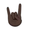 Hornens tecken: Mörk hudton emoji på iPhone (iOS 9.1)