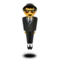 Person in Suit Levitating emoji on iPhone