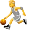 ️ Person Bouncing Ball emoji on Apple iOS 17.4