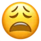 Cara cansada emoji a Apple iOS 14.5