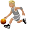 Bola Melantun: Ton Kulit Sederhana Cerah, Bola Melantun, Orang Melantun: Ton Kulit Sederhana Cerah emoji di Apple iOS 14.5