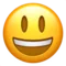 Grinning Face with Big Eyes emoji on Apple iOS 11.1
