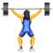 ️ Person Lifting Weights emoji on Apple iOS 9.1