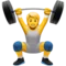 ️ Osoba zvedající závaží emoji na Apple iOS 14.6