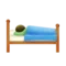 Person in Bed emoji on Apple iOS 9.1
