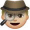 Detective: Medium-Light Skin Tone emoji on Apple iOS 9.3
