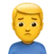 ️ Man Frowning emoji on Apple iOS 13.2