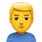️ Man Pouting emoji on Apple iOS 10.2