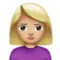 ️ Woman Pouting: Medium-Light Skin Tone emoji on Apple iOS 12.2