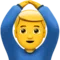 Man Gesturing OK emoji on iPhone
