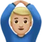 ️ Man Gesturing OK: Medium-Light Skin Tone emoji on Apple iOS 10.0