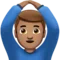Man Gesturing OK: Medium Skin Tone emoji on iPhone