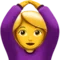 Kadın "Tamam" anlamında işaret ediyor. Apple üzerinde emoji iOS 17.4