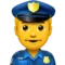 Man Police Officer emoji on iPhone