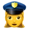 Γυναίκα Αστυνομικός emoji στο iPhone (iOS 10.0)