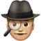 ️ Detectiu masculí: To de pell mitjà-clar emoji a Apple iOS 10.0