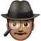 ️ Mandlig detektiv: Medium hudtone emoji på Apple iOS 10.0
