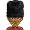 ️ Wachmann: Mittlerer bis dunkler Hautton Emoji auf Apple iOS 13.2