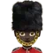 Woman Guard: Dark Skin Tone emoji on iPhone