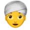 ️ Woman Wearing Turban emoji on Apple iOS 10.0