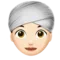 ️ Woman Wearing Turban: Light Skin Tone emoji on Apple iOS 13.1