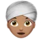 ️ Woman Wearing Turban: Medium Skin Tone emoji on Apple iOS 10.0