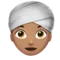 ️ Woman Wearing Turban: Medium Skin Tone emoji on Apple iOS 11.3