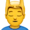 Man Getting Massage emoji on iPhone