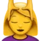 Woman Getting Massage emoji on iPhone