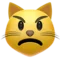 Gato emburrado emoji no Apple iOS 11.3