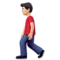 ️ Bărbat care merge: Ten deschis emoji pe Apple iOS 10.3