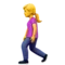 Wanita Berjalan emoji di iPhone (iOS 14.5)
