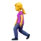 Woman Walking emoji on iPhone