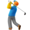 ️️ Man Golfing emoji on Apple iOS 17.4