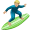 ️ Man Surfing: Medium-Light Skin Tone emoji on Apple iOS 14.2