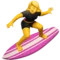 ️ Woman Surfing emoji on Apple iOS 10.2