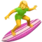 ️ Woman Surfing emoji on Apple iOS 13.3