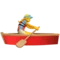 ️ Dona remant en barca emoji a Apple iOS 11.1