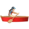 ️ Woman Rowing Boat: Light Skin Tone emoji on Apple iOS 12.2