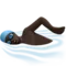 ️ Man Swimming: Dark Skin Tone emoji on Apple iOS 17.4