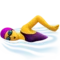 Woman Swimming emoji on iPhone
