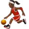️ Woman Bouncing Ball: Medium-Dark Skin Tone emoji on Apple iOS 10.0